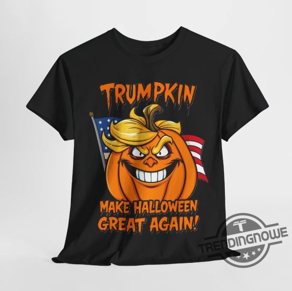 Make Halloween Great Trumpkin Shirt Halloween Pumpkin Tee Trump 2024 Shirt Funny Halloween Gift trendingnowe 1