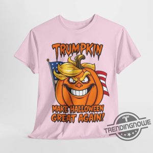 Make Halloween Great Trumpkin Shirt Halloween Pumpkin Tee Trump 2024 Shirt Funny Halloween Gift trendingnowe 3