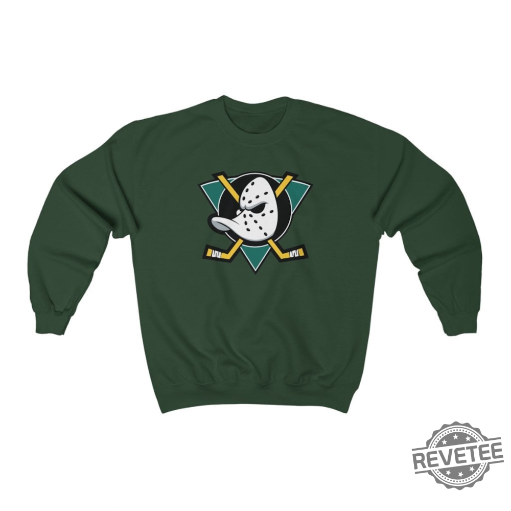 Mighty Ducks Unisex Sweatshirt Anaheim Ducks Shirt Nhl Unisex Hoodie Mighty Ducks Shirt