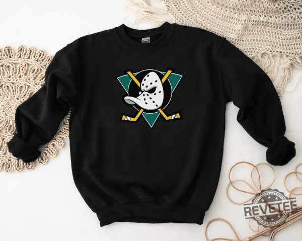 Mighty Ducks Unisex Sweatshirt Anaheim Ducks Shirt Nhl Unisex Hoodie Mighty Ducks Shirt revetee 7