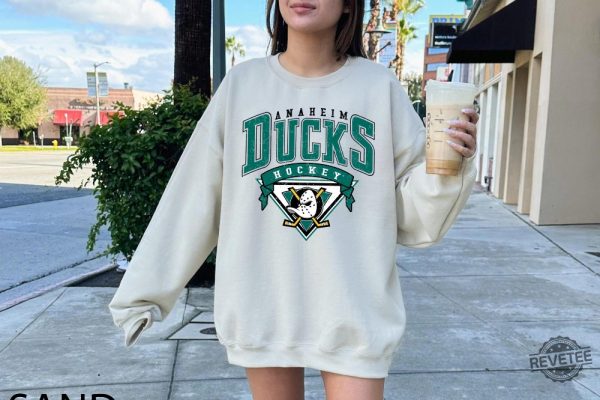 Anaheim Mighty Ducks Vintage Hockey Sweatshirt Trevor Zegras Sweatshirt Mighty Ducks Shirt Anaheim Ducks Shirt revetee 3