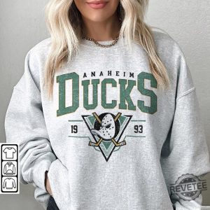 Vintage 90S Anaheim Ducks Shirt Crewneck Anaheim Ducks Sweatshirt Mighty Ducks Shirt Anaheim Ducks Shirt revetee 2