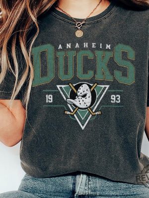 Vintage 90S Anaheim Ducks Shirt Crewneck Anaheim Ducks Sweatshirt Mighty Ducks Shirt Anaheim Ducks Shirt revetee 4