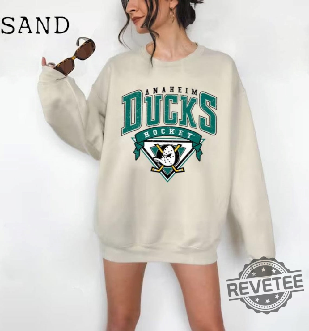 Vintage 90S Anaheim Mighty Ducks Sweatshirt Anaheim Ducks Shirt Mighty Ducks Shirt