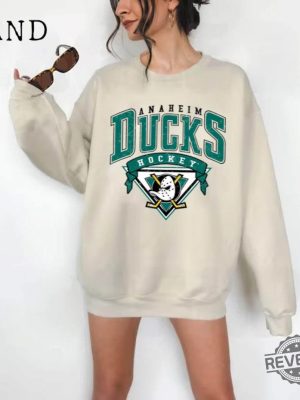 Vintage 90S Anaheim Mighty Ducks Sweatshirt Anaheim Ducks Shirt Mighty Ducks Shirt revetee 3