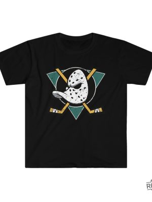 Anaheim Mighty Ducks Distressed Unisex Softstyle T Shirt Mighty Ducks Shirt Anaheim Ducks Shirt revetee 3