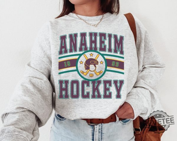 Vintage Anaheim Duck Sweatshirt Vintage Ducks Sweater Ducks T Shirt Mighty Ducks Shirt Anaheim Ducks Shirt revetee 2