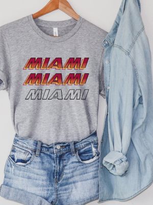 Heat Inspired Shirt Heat Fan Gift Heat Culture Shirt Unisex Miami Shirt Miami Basketball Miami Heat Shirt revetee 2