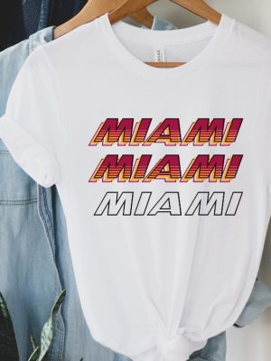 Heat Inspired Shirt Heat Fan Gift Heat Culture Shirt Unisex Miami Shirt Miami Basketball Miami Heat Shirt revetee 4