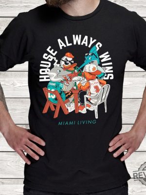 Vintage Miami Shirt Canes Shirt Miami Mascot Shirt Miami Dolphins Shirt Miami Heat Shirt revetee 3