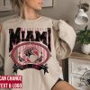 Miami Basketball Sweatshirt Miami Basketball Shirt Miami Heat Shirt revetee 1