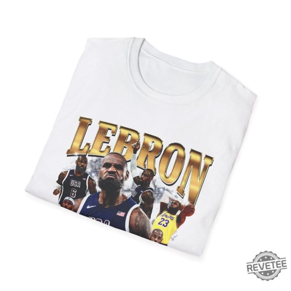 Vintage 90S Basketball Bootleg Style T Shirt Lebron James T Shirt Lebron James Shirt revetee 1