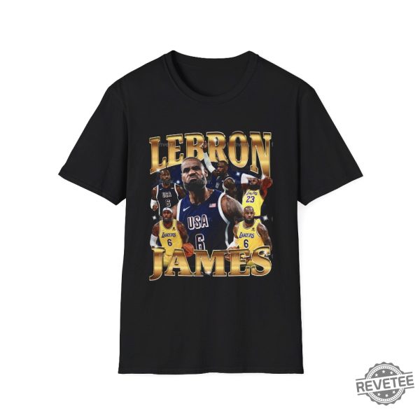 Vintage 90S Basketball Bootleg Style T Shirt Lebron James T Shirt Lebron James Shirt revetee 2