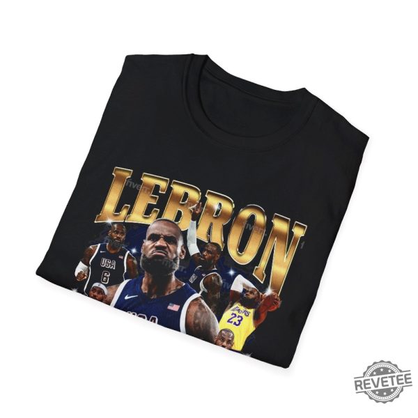 Vintage 90S Basketball Bootleg Style T Shirt Lebron James T Shirt Lebron James Shirt revetee 3