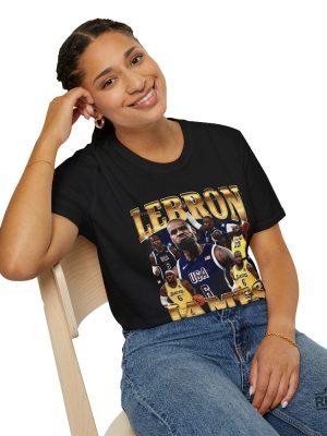 Vintage 90S Basketball Bootleg Style T Shirt Lebron James T Shirt Lebron James Shirt revetee 5