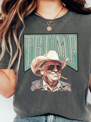 Trump Shirt Western Trump Tee Cowboy Shirt Make America Great Trump Daddy Shirt revetee 3