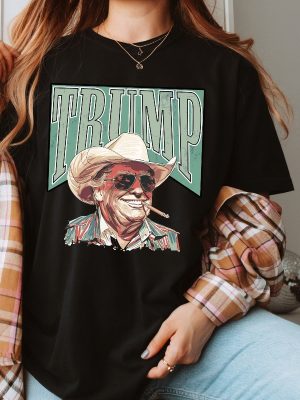 Trump Shirt Western Trump Tee Cowboy Shirt Make America Great Trump Daddy Shirt revetee 4