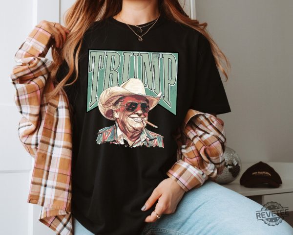 Trump Shirt Western Trump Tee Cowboy Shirt Make America Great Trump Daddy Shirt revetee 4