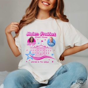 Kamala Dream House Shirt Madam President Sweatshirt Kamala 2024 Hoodie Harris For President Tshirt Kamala Harris Shirt giftyzy 2