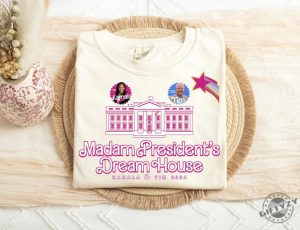 Madam Presidents Dream House Shirt Kamala Tim 2024 Sweatshirt Harris Walz Tshirt Voting Gift 2024 Election Hoodie Democrat Shirt giftyzy 2