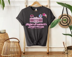 Madam Presidents Dream House Shirt Kamala Tim 2024 Sweatshirt Harris Walz Tshirt Voting Gift 2024 Election Hoodie Democrat Shirt giftyzy 5