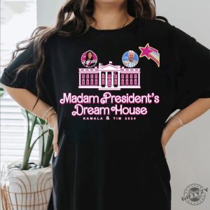 Madam Presidents Dream House Shirt Kamala Tim 2024 Sweatshirt Harris Walz Tshirt Voting Gift 2024 Election Hoodie Democrat Shirt giftyzy 6