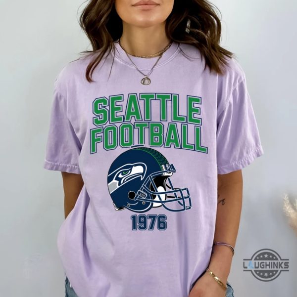 seattle seahawks football vintage 1976 sweatshirt t shirt hoodie retro gift for seattle football fans laughinks 4 1