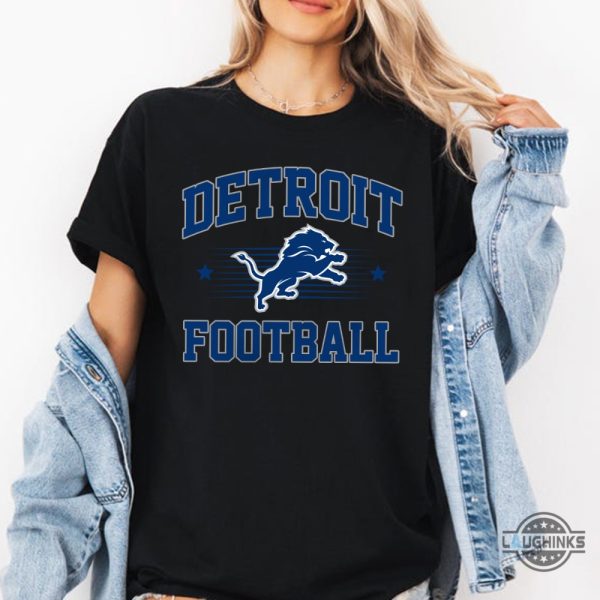 retro detroit lions football crewneck sweatshirt t shirt hoodie detroit game day tee laughinks 2