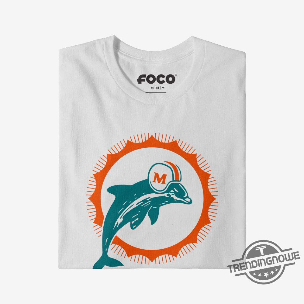 Miami Dolphins 1966 Logo T Shirt Miami Dolphins Shirt