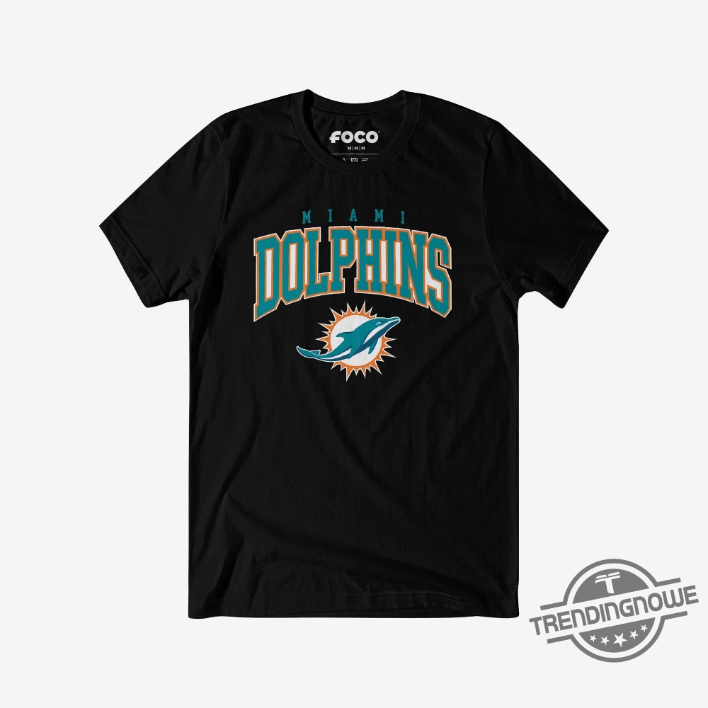 Miami Dolphins Classic Logo T Shirt Miami Dolphins Shirt