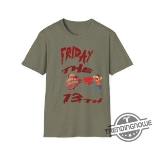 Friday The 13Th Help Me Shirt Vampire Hand Chasing After Her Man Victim Shirt Halloween Unisex T Shirt trendingnowe 3