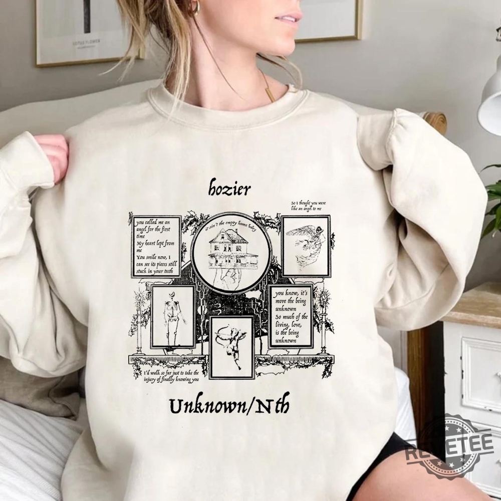 Hozier Unreal Unearth Tour Tshirt Vintage Hozier Shirt Hozier Fan Gift Sweatshirt 2024 Hozier Rock