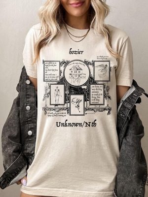 Hozier Unreal Unearth Tour Tshirt Vintage Hozier Shirt Hozier Fan Gift Sweatshirt 2024 Hozier Rock revetee 4