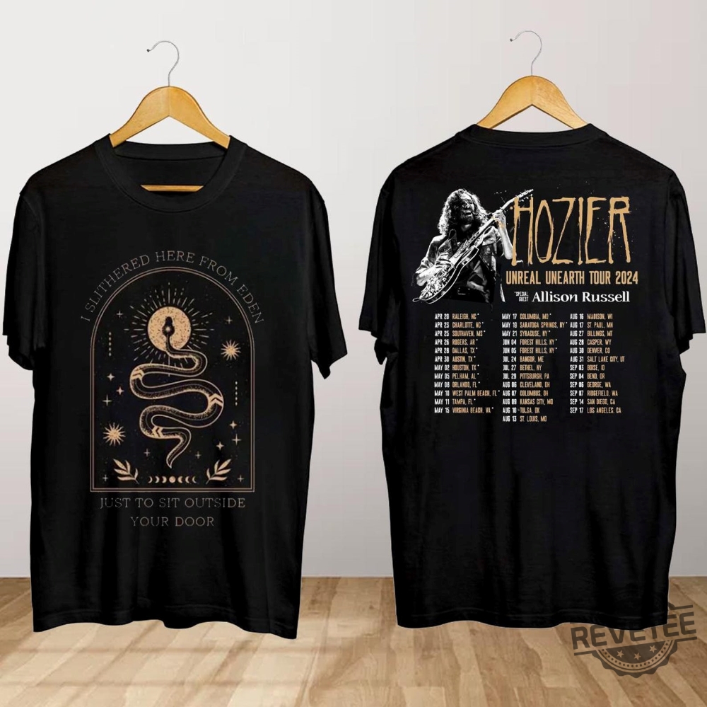 Hozier Unreal Unearth Tour 2024 Tshirt Hozier Tshirt Hozier Fan Gift Shirt Unreal Unearth Tour 2024 Shirt