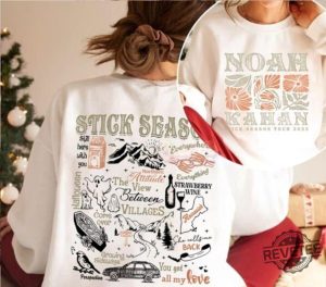 Noah Stick Season Tour Sweatshirt Hoodie Shirt Kahan Halloween Noah Kahan Folk Pop Music Shirt revetee 2