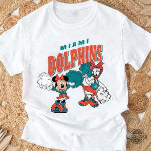 miami dolphins mouse cheerleading football sports team t shirt unique gift idea for fans laughinks 5