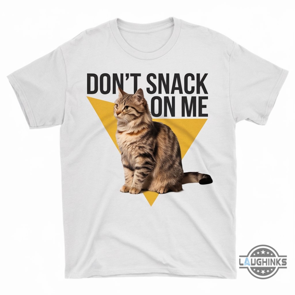 Parody Cat Dont Snack On Me Shirt Haitians Eating Cats And Dogs In Ohio Tee