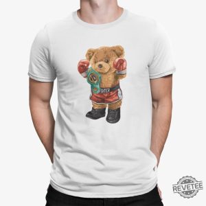 Boxing Bear Shirt Animal Shirt World Champ Trendy Kickboxing Bear Tee Canelo Teddy Bear Shirt Canelo Shirt Bear revetee 2