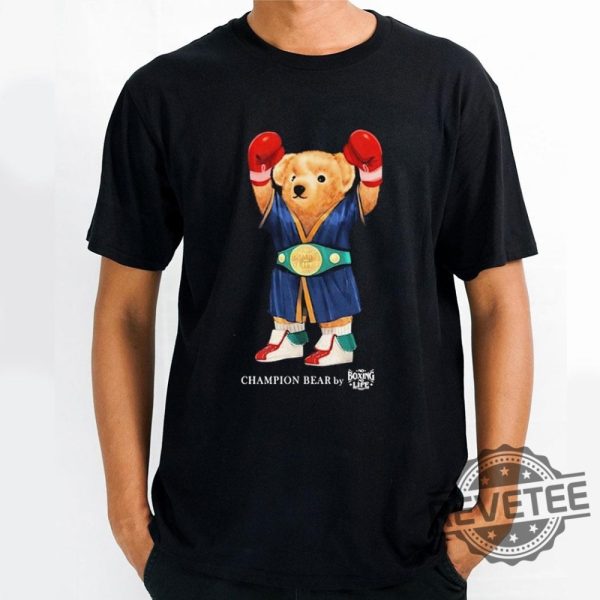 Champion Bear Canelo Boxing Life Shirt Canelo Teddy Bear Shirt Canelo Shirt Bear revetee 1