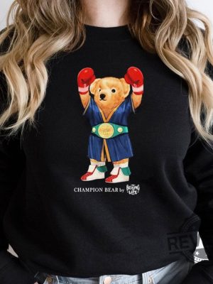 Champion Bear Canelo Boxing Life Shirt Canelo Teddy Bear Shirt Canelo Shirt Bear revetee 4