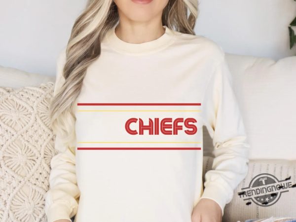 Kansas City Chiefs T Shirt Chiefs Shirt Gift For Kc Lover Kansas City Gift Taylor Swift Gift Shirt Cute Chiefs Sweatshirt trendingnowe 2