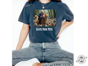 Trump Save Our Pets Shirt Save Our Cats Hoodie Trump Debate Tshirt Trump And Kamala Debate Sweatshirt Trump Fight Support Trump Shirt giftyzy 4