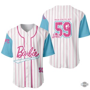 baseball barbie costume malibu athletic dept 59 baseball jersey shirt