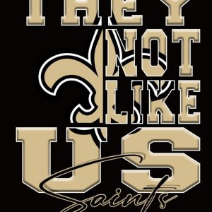 they not like us new orleans saints shirt football fan gift