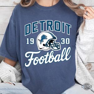 detroit lions football helmet 1930 vintage shirt