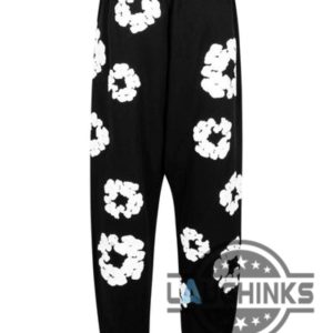 denim tears hoodie and sweatpants replica streetwear flower on black all over printed hoodie t shirt sweatshirt joggers laughinks 3