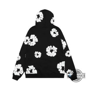 denim tears hoodie and sweatpants replica streetwear flower on black all over printed hoodie t shirt sweatshirt joggers laughinks 5