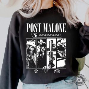 Post Malone F1 Trillion Album Sweatshirt Post Malone Merch 2024 Post Malone Concert T Shirt revetee 3