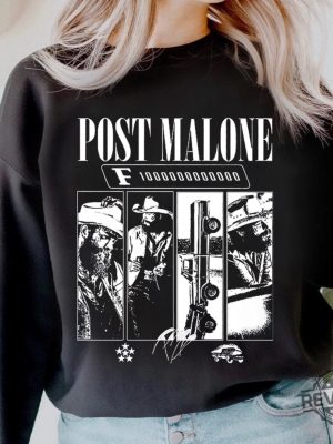 Post Malone F1 Trillion Album Sweatshirt Post Malone Merch 2024 Post Malone Concert T Shirt revetee 3