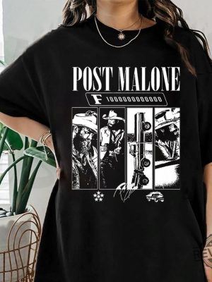 Post Malone F1 Trillion Album Sweatshirt Post Malone Merch 2024 Post Malone Concert T Shirt revetee 4